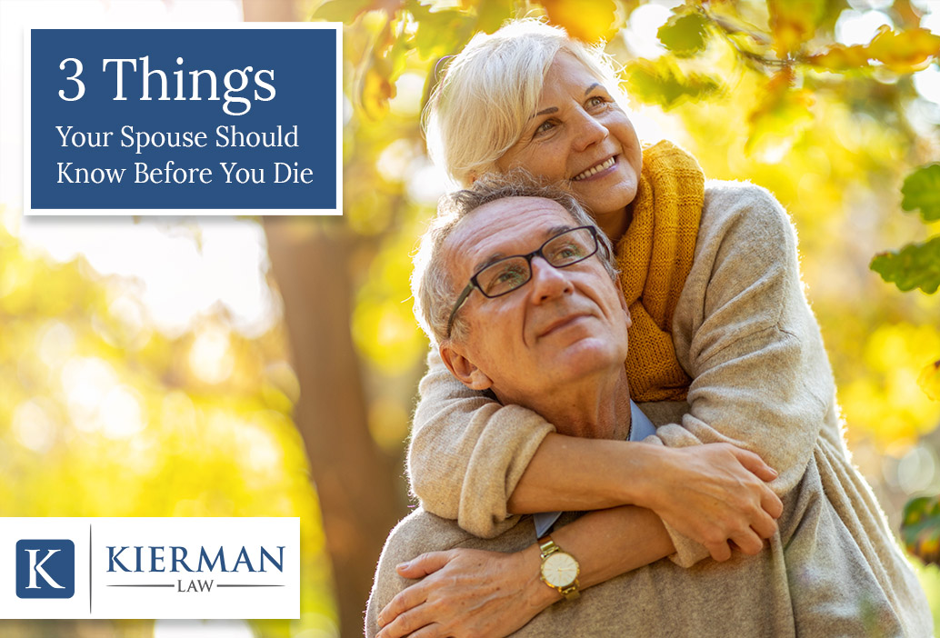 3 Things Your Spouse Should Know Before You Die
