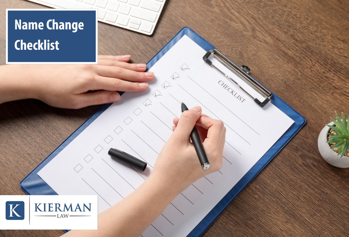 Name Change Checklist